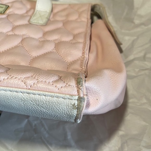 Betsey Johnson Pink Hearts bag - Picture 6 of 9